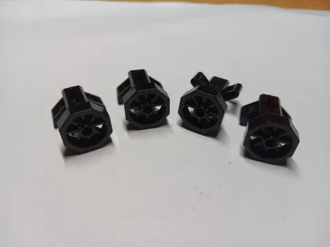 LEGO LOT OF 4 BLACK MINIFIGURE UTENSIL UNDERWATER SCOOTER OCTAGONAL 30092