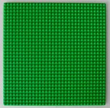 Comme Neuf : Lego Panneau de Construction Vert ! No. 626 ! 25,5 X 25,5 CM