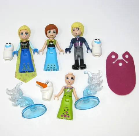 LEGO DISNEY MINIFIGURES Lot Disney Princess Frozen Elsa Anna Kristoff parts