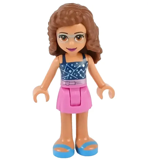 LEGO® Friends OLIVIA Minifigure™ Minidoll  Space Stars Sleeveless Shirt frnd424