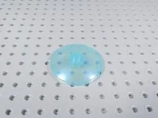 LEGO Trans Light Blue Opal 4x4 Round Radar Dish Saucer BA