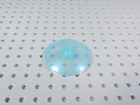 LEGO Trans Light Blue Opal 4x4 Round Radar Dish Saucer BA