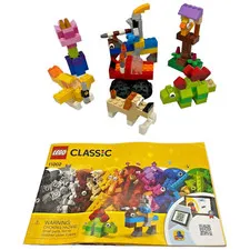 LEGO CLASSIC 11002 RETIRED Bird Car Dog Tower Plane Knight Dinosaur READ DESC