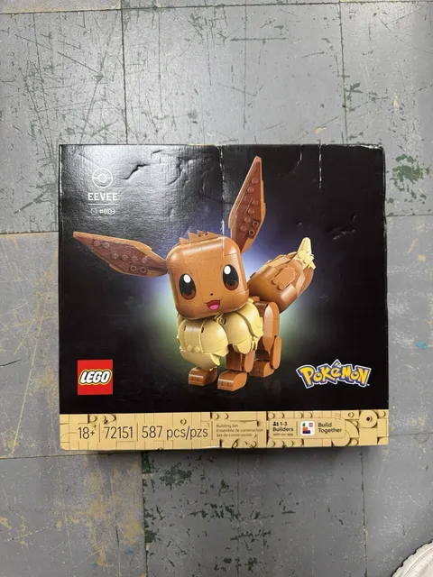 LEGO Pokemon Eevee #72151 Collectible Building Set 587 Pcs Brand New Sealed Box