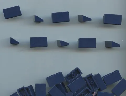 LEGO x 20 Dark Blue Slope 30 1 x 2 x 2/3 85984 bulk lot