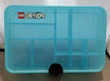 Used LEGO Dimensions Gaming Capsule 4080 - Blue Storage Case Container Organizer