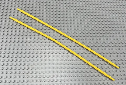 Lego Set of 2 Slide Spiral Poles 32L Yellow 23421