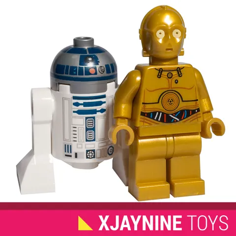 LEGO STAR WARS C-3PO and R2-D2 Astromech Droid Minifig Pack NEW