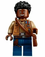 Lego Star Wars Finn Mini Figure With Sashel And Blaster.