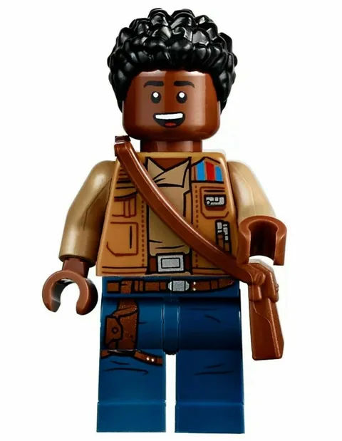 Lego Star Wars Finn Mini Figure With Sashel And Blaster.