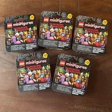 Lot Of 5 Lego Dungeons & Dragons Minifigure Mystery Box (71047) - SEALED