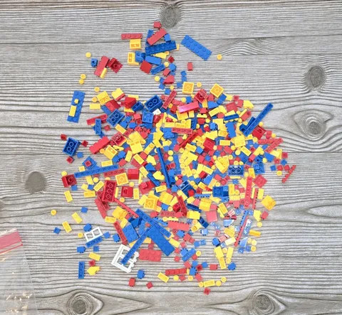 LEGO Mixed Bricks Parts Accessories Lot 9 oz Random Pieces Starter Pack