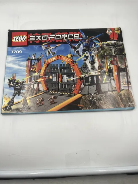 LEGO Exo-Force 7709 Sentai Fortress Instruction Manual ONLY – Original Booklet