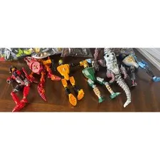 LEGO Vintage Bionicle Knights' Kingdom 4+ Lb Bulk Lot Figures Masks Parts