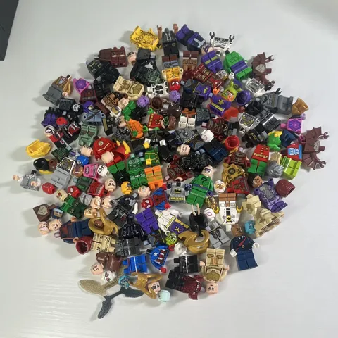 LEGO Minifigure Super hero’s Parts lot Marvel and DC heads, legs, torsos, helmet
