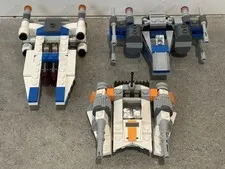 LEGO Star Wars Microfighters 100% Builds Only 75074 75125 75160 No Instructions