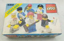 LEGO 6302 Mini Figure Set MISB New Sealed Classic Town Vintage 80s 1982 6385