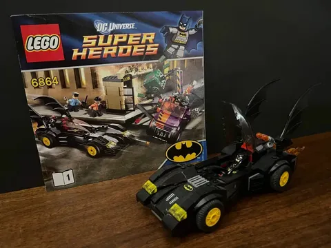 LEGO Batmobile and the Two-Face Chase 6864 Incomplete BATMOBILE ONLY + Batman
