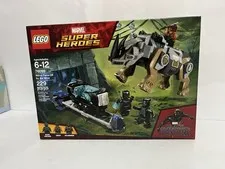 LEGO 76099 Marvel BLACK PANTHER  RHINO FACE-OFF BY THE MINE New Factory Sealed