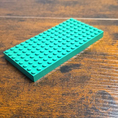 LEGO Green Brick Thick Plate 8x16 Vintage Baseplate 4204 City Castle
