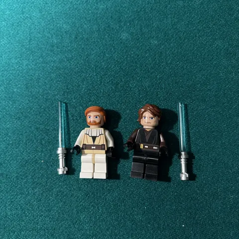 LEGO Star Wars Obi-Wan Kenobi and Anakin Skywalker Clone Wars Amazing condition 