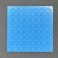 LEGO Dark Azure Plate 8x8 Part 41539/ 42534 (1 Pc)