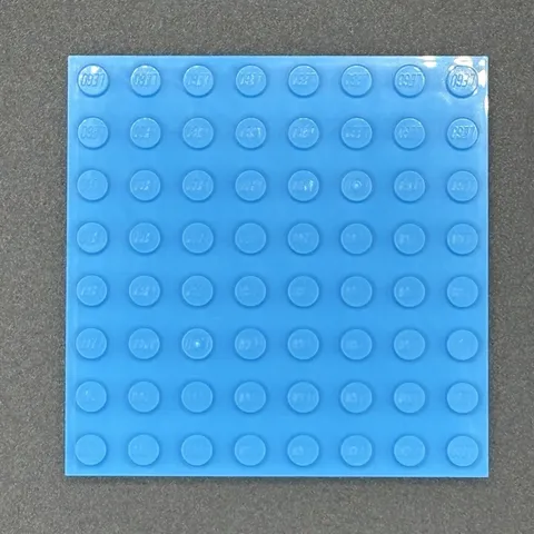 LEGO Dark Azure Plate 8x8 Part 41539/ 42534 (1 Pc)