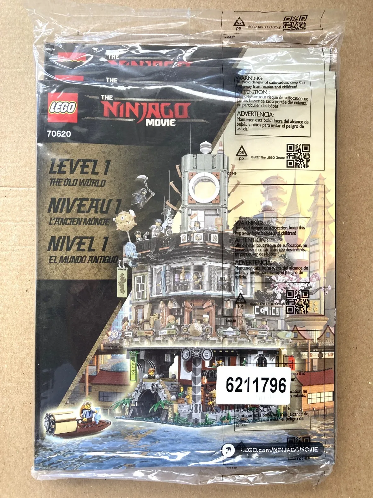 Lego Ninjago Movie 70620 Ninjago City Complete Instruction Manual Set