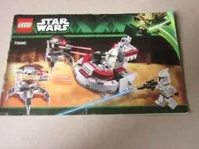 Lego Speed Star Wars Instructions Instruction 75000