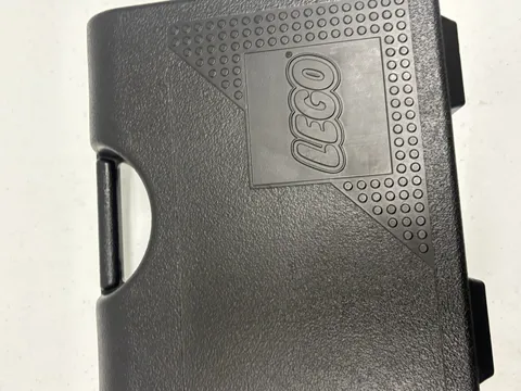 Lego Y2k Black Storage Carrying Case Plastic Latch Closure Box 1997 USA Made