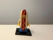 LEGO Hot Dog Man Minifigure 71008 Series 13 - Complete - Condition is Good