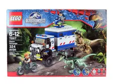 Lego 75917 Raptor Rampage Jurassic Park 324 Pcs 3 Minifigure's 2 Raptors BNISB