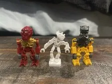 Lego Bionicle Lot Of 4 Mini Figs Figures Skeleton Warrior