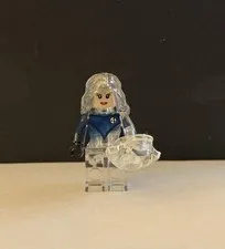 LEGO Fantastic Four Invisible Woman minifigure custom pad printed