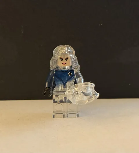 LEGO Fantastic Four Invisible Woman minifigure custom pad printed