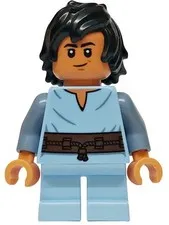 LEGO® Minifigure Star Wars sw1407 (Boba Fett, Young - Bright Light Blue Shirt)