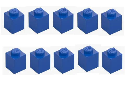 LEGO ® 10x brick 1x1 bright blue 3005 300523 blue brick replacement part new brick