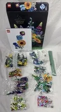 Lego Botanicals Wildflower Bouquet Set 10313 Flowers Opened Box Sealed Packs