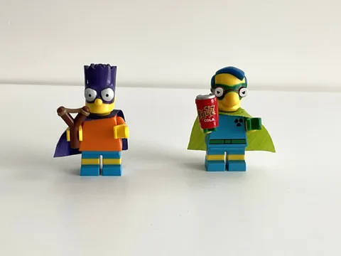 LEGO The Simpsons Bartman & Fallout Boy Minifigures Lot Series 2 sim028 sim032