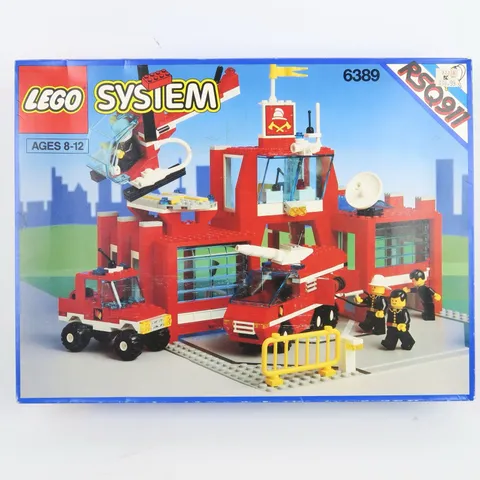LEGO System RSQ911 6389 Fire Control Center Station