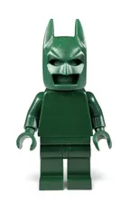 Official LEGO - Dark Green Monochrome Prototype DC Batman Minifigure - Rare