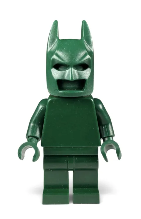 Official LEGO - Dark Green Monochrome Prototype DC Batman Minifigure - Rare