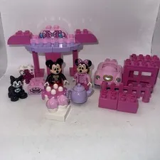 Lego Duplo Minnie Mouse Mickey Figaro Car Candle Blocks Lot