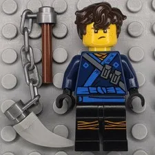 Lego Ninjago Minifigure NJO0314 Jay Movie Hair