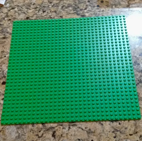 LEGO Green Baseplate Building Plate - Green Baseplate Set, Plastic, 1 Piece