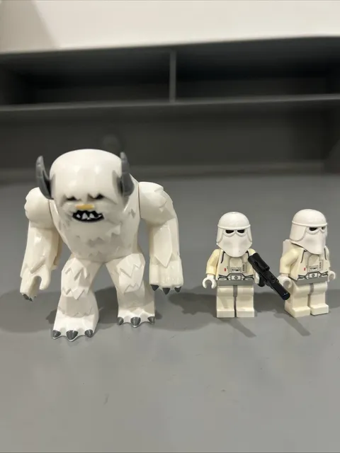 WAMPA CREATURE SNOWTROOPER LOT LEGO MINIFIG star wars empire strikes back hoth