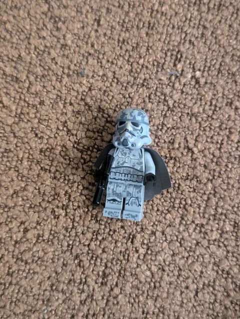 LEGO Star Wars Mimban Stormtrooper Minifigure sw0927 Complete w/ Blaster Cape