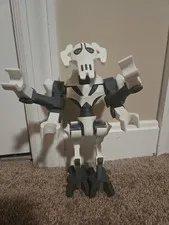 3D Printed Lego General Grevious With Lightsabers