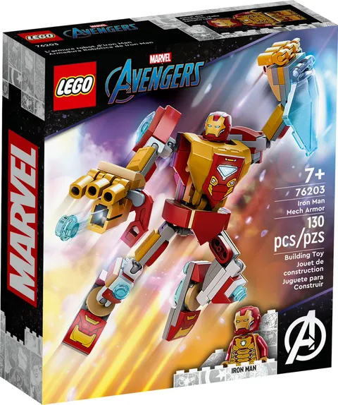 Lego Marvel Avengers *Iron Man Mech Armor* Building Set (76203) 130 Pieces