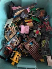 Lego Bulk 26Lbs 9oz Unsorted Unwashed Mixed Lot Of Lego Megablocks Etc Parts